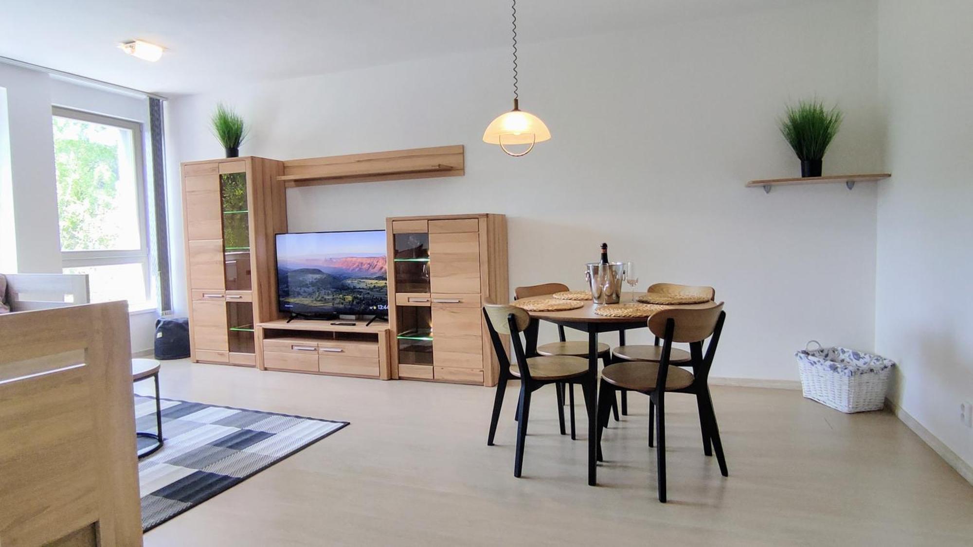 WELLNESS APARTMÁN RESIDENT HARRACHOV C308 Horský apartmán 2KK s velkou terasou a vlastním parkováním v garáži Exterior foto