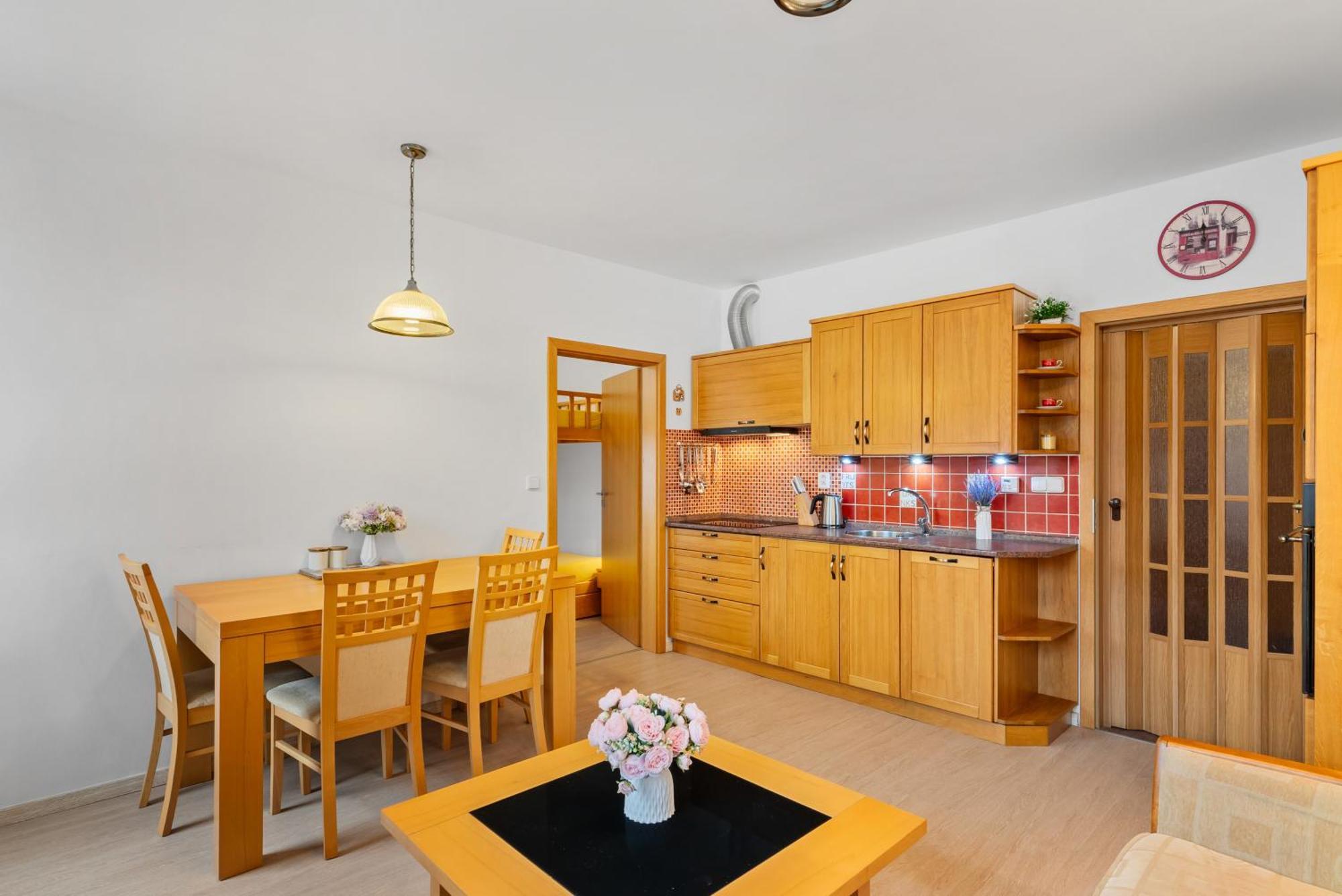 WELLNESS APARTMÁN RESIDENT HARRACHOV C308 Horský apartmán 2KK s velkou terasou a vlastním parkováním v garáži Exterior foto